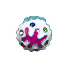 Наборы для творчества - Аксессуар для силиконового браслета Turquoise cupcakes Tinto (AC2235.00)