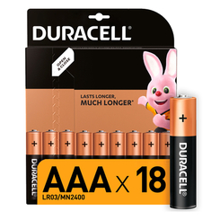 Акумулятори і батарейки - ​Батарейки алкаліновi Duracell Basic AAA LR03 (5000394107557)