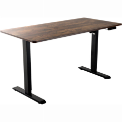 Меблі для геймерів - Комп'ютерний стіл з електрорегулюванням висоти Sihoo D03 1400 x 700 мм Walnut/Black (D03-104/D03-108)