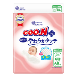 Підгузки - ​Підгузки Goo.N Plus NB 68 шт (21001495)