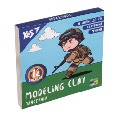 Набори для ліплення - Пластилін Yes Modeling clay 12 кольорів (540638)