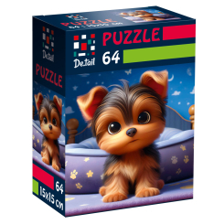 Пазли - Пазл De.tail Допитливе цуценя 64 деталі (DT1234-09)