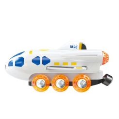 Залізниці та потяги - Іграшковий шатл Hape до залізниці (E3872)