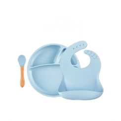 Дитячий посуд та аксесуари - Набір для годування MinikOiOi BLW SetII Mineral Blue (101070021)