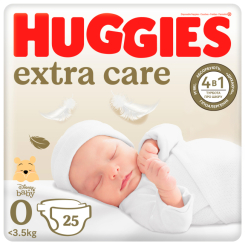 Подгузники - Подгузники Huggies Extra Care 0+ до 3 кг 25 шт (5029053548647)