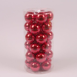Аксесуари для свят - Кульки скляні Flora D-5,7 см. 30 шт(44577) (MR35642)
