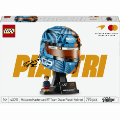 Конструкторы LEGO - Конструктор Lego Editions McLaren Mastercard F1 Team Oscar Piastri Helmet (43017)
