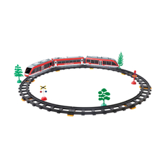 Железные дороги и поезда - Игровой набор Qunxing Экспресс-поезд круговой (2809Y)