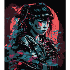 Товары для рисования - Картина по номерам Strateg Элегантность и сила на черном фоне 40 х 50 (4823113872069/21AH1124)