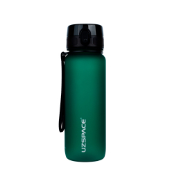 Бутылки для воды - Бутылка для воды Uzspace Frosted темно-зеленая 800 мл (6955482378793)