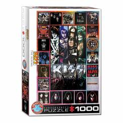 Пазлы - Пазл Eurographics Альбомы KISS 1000 элементов (6000-5305)