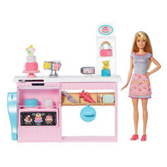 Модельные куклы - Игровой набор Barbie Пекарня ассортимент (GFP59)