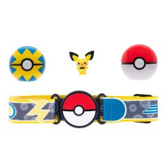 Фигурки персонажей - Игровой набор Pokemon W15 Пояс с покеболами Пичу (PKW3643)