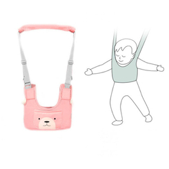 Манежи, ходунки - Детские вожжи-ходунки с дополнительными подкладками Розовый (n-1009)