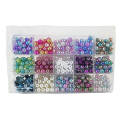 Наборы для творчества - Набор для создания украшений Країна Іграшок Бисер в ассортименте (1198-34/35)