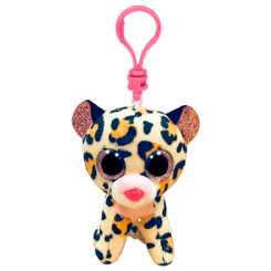 Брелоки - Мягкая игрушка-брелок TY Beanie Boo's Леопард Livvie 12см (35248)