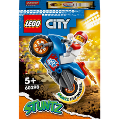 Конструктори LEGO - Конструктор LEGO City Stuntz Каскадерський мотоцикл-ракета (60298)