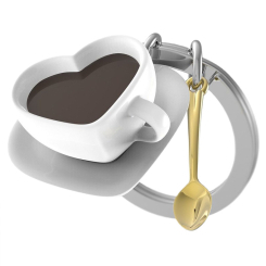 Брелоки - Брелок Metalmorphose Love coffee (8000020378277) Брелоки - Брелок Metalmorphose Love coffee (8000020378277)