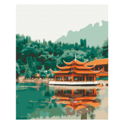 Товари для малювання - Картина за номерами Brushme Східний спокій (BS52494) Товари для малювання - Картина за номерами Brushme Східний спокій (BS52494)