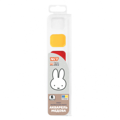 Канцелярські товари - Фарби акварельні Yes Miffy 6 кольорів (110317)