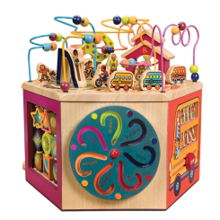 Розвивальні іграшки - Розвивальний мега-центр Battat Знайкін дерев'яний (BX1105FZ)