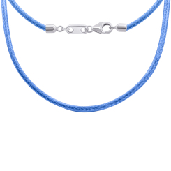 Ювелірні прикраси - Шнурок UmaUmi Водолій зі срібними застібками лазуровий (2210000015579) Ювелірні прикраси - Шнурок UmaUmi Водолій зі срібними застібками лазуровий (2210000015579)