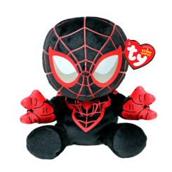 Персонажі мультфільмів - М’яка іграшка TY Marvel Майлз Моралес 15 см (44006)