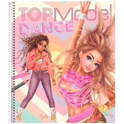 Товари для малювання - Розмальовка із наклейками Top model Танці (0411877)
