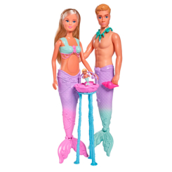 Куклы - Кукольный набор Steffi & Evi Love Семья русалок (5733524)