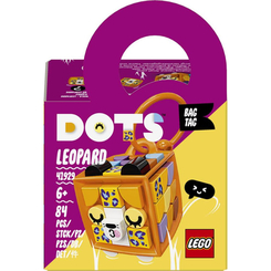 Брелоки - Конструктор LEGO DOTS Брелок для сумочки «Леопард» (41929)
