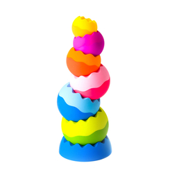 Розвивальні іграшки - Пірамідка Fat Brain toys Tobbles neo Балансир (F070ML)