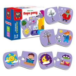 Пазли - Міні-гра Vladi Toys Пори року укр (VT5111-05)