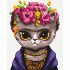 Товари для малювання - Картина за номерами Brushme Киця Фріда (BS53119)