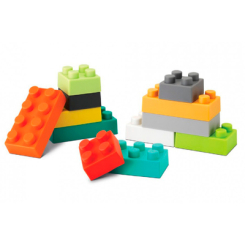 Блокові конструктори - Конструктор Infantino 12 блоків (315058)