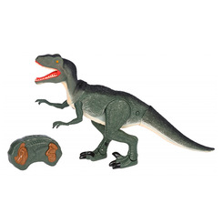 Фигурки животных - Динозавр зеленый со светом и звуком Same Toy Dinosaur World (RS6124Ut)