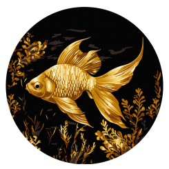 Товари для малювання - Картина за номерами Brushme Золота рибка 30 см (RCB00116M) Товари для малювання - Картина за номерами Brushme Золота рибка 30 см (RCB00116M)