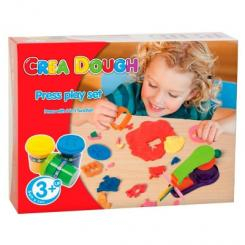 Наборы для лепки - Набор пластилина Выжимные фигурки из серии Crea Dough (211-10)