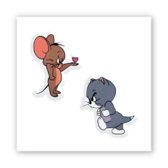 Набори для творчості - 3D стікер Tattooshka Sweet couple (SX-267)