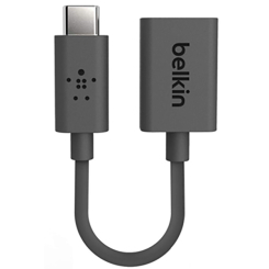 Павербанки - ​Адаптер Belkin USB-C > USB-AF 0.14м чорний (F2CU036btBLK)