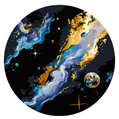 Товари для малювання - Картина за номерами Brushme Космос 30 см (RCB00118M) Товари для малювання - Картина за номерами Brushme Космос 30 см (RCB00118M)