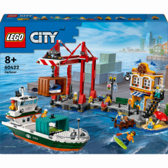 Конструктори LEGO - ​Конструктор LEGO City Морська гавань із вантажним судном (60422)