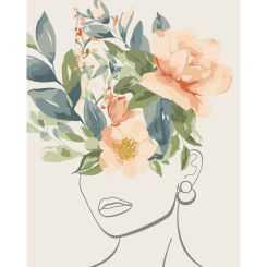 Товари для малювання - Картина за номерами Art Craft Ніжний силует 40х50 см (13057-AC)