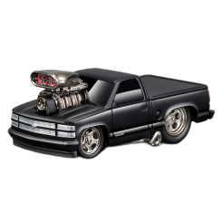 Автомоделі - Автомодель Maisto Muscle machines 1993 Chevrolet 454 SS pickup 44 чорна (15526/2)