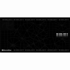 Клавиатура и мыши - Игровая поверхность GravaStar Gaming Pad XL черный (GSA8_MPD_R_BLK)