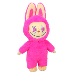 Персонажі мультфільмів - М'яка іграшка Копиця Лялька-Зайка принт малина 34 см (00422-83/2)