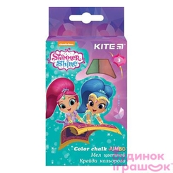 Канцтовары - Мел цветной Jumbo Shimmer & Shine 3 цвета (SH18-077)