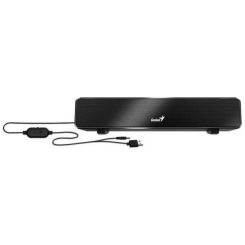 Колонки - Акустическая система Genius Soundbar 100 1.0 USB-А mini-jack черная (31730024400) Колонки - Акустическая система Genius Soundbar 100 1.0 USB-А mini-jack черная (31730024400)