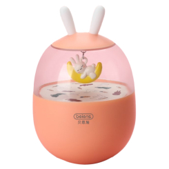 Розвивальні іграшки - Неваляйка музична Beiens Зайчик на місяці (YZ15pink)