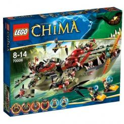 Конструктори LEGO - Конструктор Флагманський корабель Краггера LEGO Chima (70006)