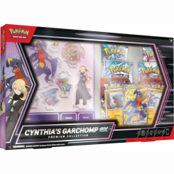 Настольные игры - Настольная игра Pokemon Cynthia's Garchomp ex Premium Collection (196214109247)